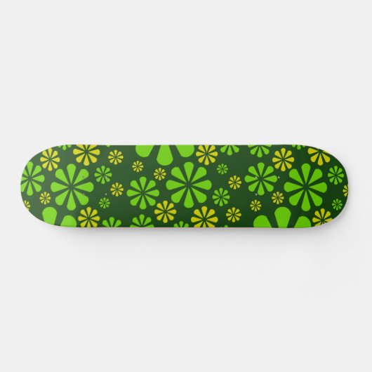 Abstract Bloemen skateboard (Horizontaal)