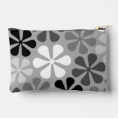 Abstract Bloemen Zwart Wit Grijs Etui (Achterkant)