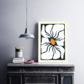 Abstract Bloemenmuur Art Canvas Afdruk
