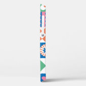 Abstract bloemenScandinavisch volkspatroon Case-Mate iPhone Case (Achterkant / Links)