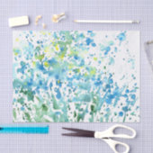 'Abstract bloemenveld' Tissuepapier (Craft)