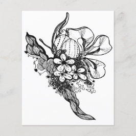 Abstract bloemkleurplaat