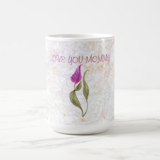 Abstract bloemmotief mok (Center)