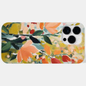 Abstract bloemontwerp Floral Artistic Case-Mate iPhone Case (Achterkant (horizontaal))