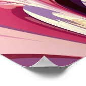 Abstract bloemontwerp poster (Hoek)