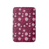 Abstract bloempatroon badmat (Voorkant Verticaal)