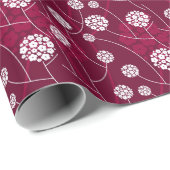 Abstract bloempatroon cadeaupapier (Rol Hoek)