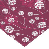 Abstract bloempatroon korte tafelloper (Hoek)