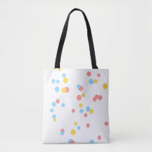 Abstract Bloom – All-Over Artistic Floral Tote Bag