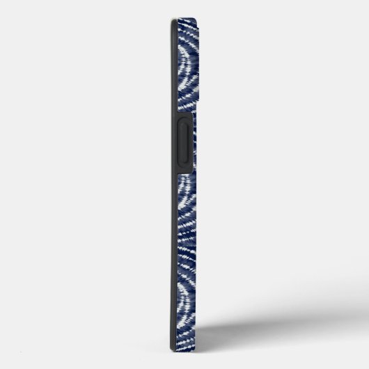 Abstract Blue Asian Shibori Pattern Case-Mate iPhone Case (Achterkant / Rechts)
