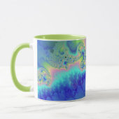 Abstract Blue Green Coastline Fractal Mok (Links)
