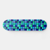 ABSTRACT BLUE Skateboard-dek Skateboard (Horizontaal)