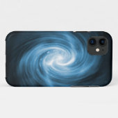 Abstract Blue Swirl iPhone 5 Hoesje (Achterkant (horizontaal))