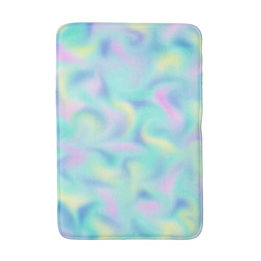 Abstract Blurred  pasteelpatroon Badmat (Voorkant Verticaal)