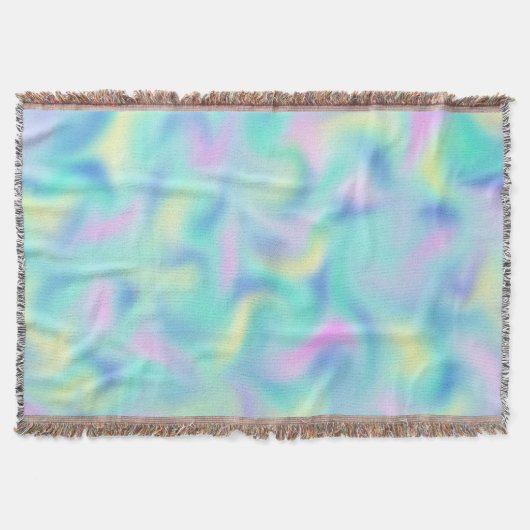 Abstract Blurred pasteelpatroon Deken (Voorkant)