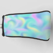 Abstract Blurred pasteelpatroon Golfheadcover (Voorkant)