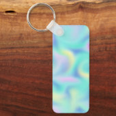 Abstract Blurred pasteelpatroon Sleutelhanger (Voorkant)