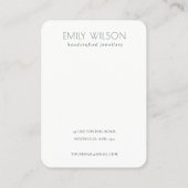 Abstract Blush Gold Waterverf Ketting beeldscherm Visitekaartje (Achterkant)