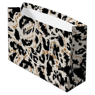 Abstract Boheemien Afrikaans Luipaard Patroon  Groot Cadeauzakje