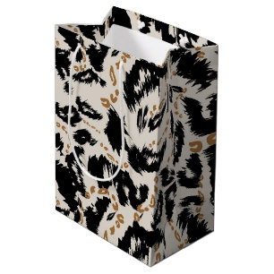 Abstract Boheemien Afrikaans Luipaard Patroon Medium Cadeauzakje