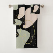 Abstract Boho geometrisch organisch vormpatroon Bad Handdoek (Insitu)