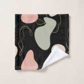 Abstract Boho geometrisch organisch vormpatroon Bad Handdoek (Wasdoekje)