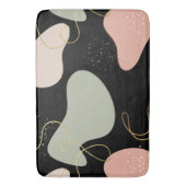 Abstract Boho geometrisch organisch vormpatroon Badmat (Voorkant Verticaal)