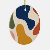 Abstract Boho Midden Eeuw Modern Kunst Ornament (Rechts)
