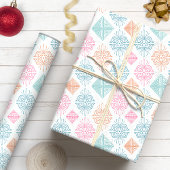 Abstract Boho Ornament stampatroon Cadeaupapier