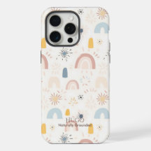 Abstract Boho Rainbow Pattern - Minimalist Nature