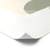 Abstract Boho Sun & Arch Minimalist Geometric Poster (Hoek)