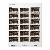 Abstract Bokeh Chocolate Etiket (Full Sheet)