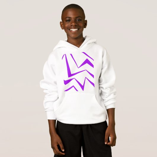 Abstract, bold, vibrant geometric zigzag pattern (Devant entier)