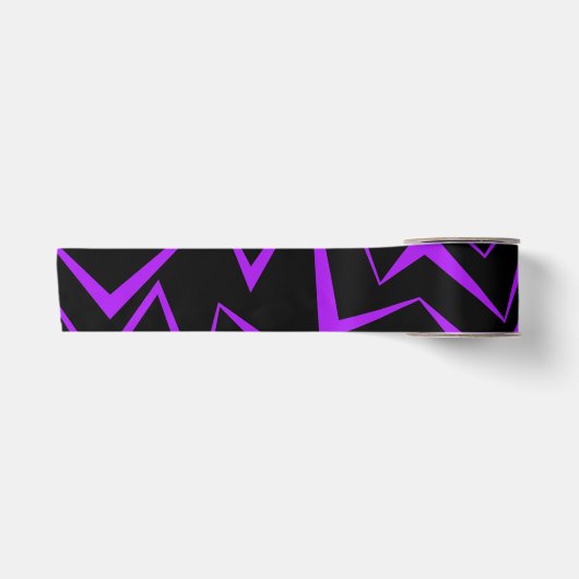 Abstract, bold, vibrant geometric zigzag pattern lint (Voorkant)