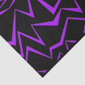 Abstract, bold, vibrant geometric zigzag pattern tissuepapier (Detail)