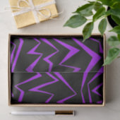 Abstract, bold, vibrant geometric zigzag pattern tissuepapier (Geschenk)