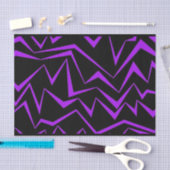 Abstract, bold, vibrant geometric zigzag pattern tissuepapier (Craft)