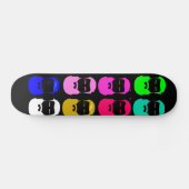 Abstract borstskateboard skateboard (Horizontaal)
