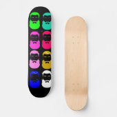 Abstract borstskateboard skateboard (Voorkant)
