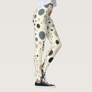 Abstract bosgebied leggings