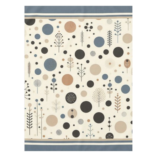 Abstract bosgebied tafelkleed (Voorkant)