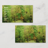 abstract bosgebied visitekaartje (Voorkant / Achterkant)