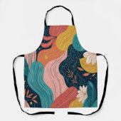 Abstract Botanical Flow Schort (Voorkant)