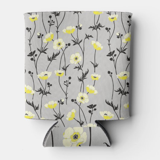 Abstract Botanisch: Biologisch blad Design Blikjeskoeler (Voorkant)