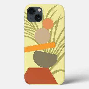 Abstract botanisch genot iPhone 13 hoesje