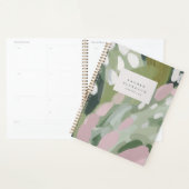 Abstract Botanische Blush Groene Planner (Display)