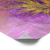 Abstract - Brandende Struik - Square Art Poster (Hoek)