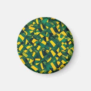 Abstract Braziliaans patroon Magneet