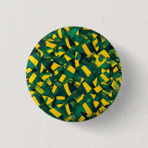 Abstract Braziliaans patroon Ronde Button 3,2 Cm