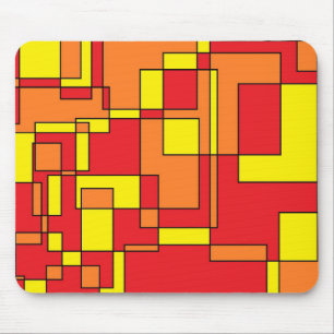 Abstract brick-patroon muismat